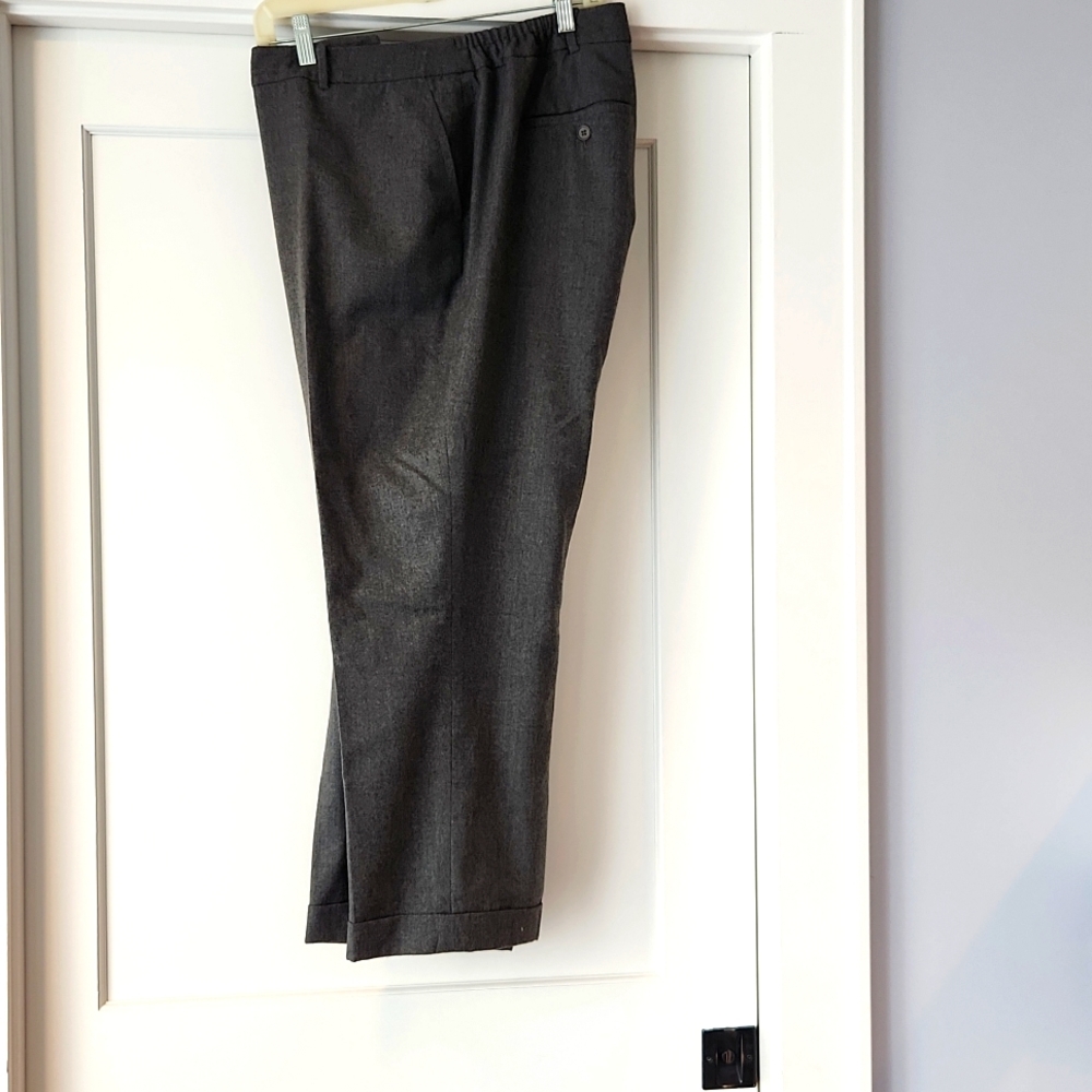 Talbots grey wool ankle length pants